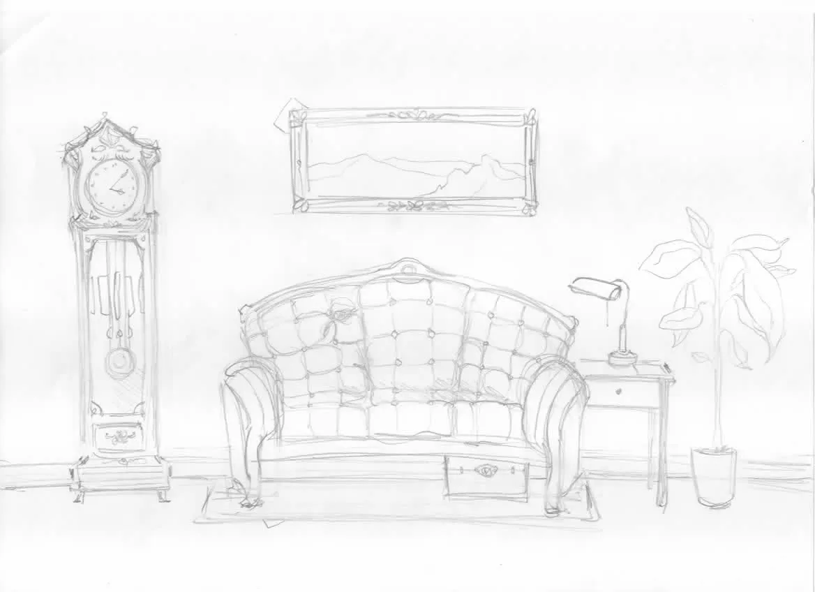 Concept Art of a Czarnecki's Residence Room